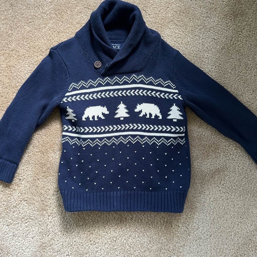 The Children's Place Navy Turtleneck Sweater